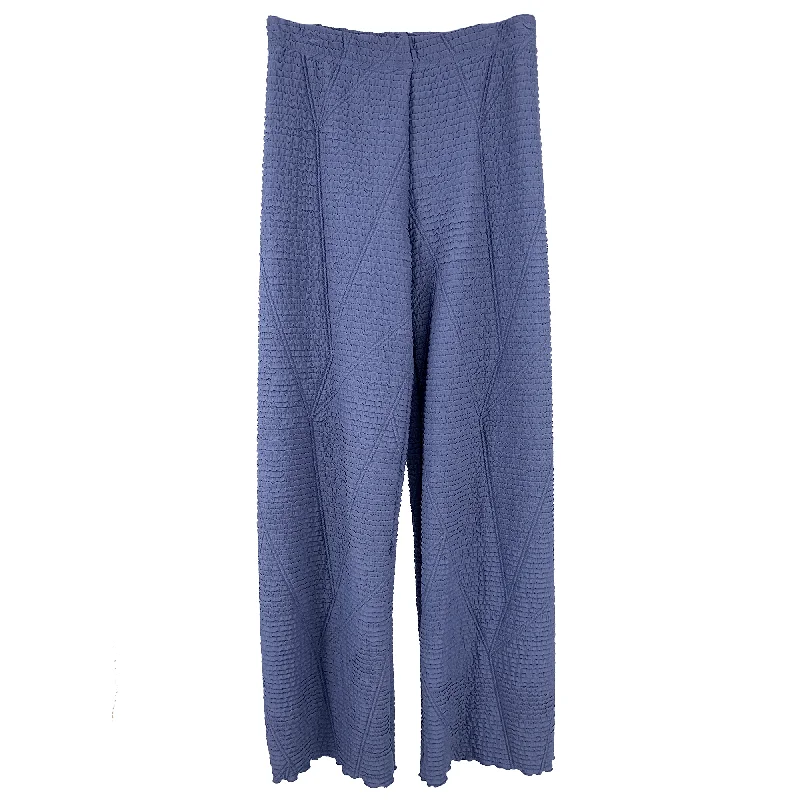 women's petite pantsBlue Indigo Muira Jacquard Knit Energy Pant