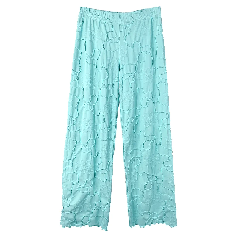 women's tall pantsPastel Turquoise Conduit Jacquard Knit Energy Pants