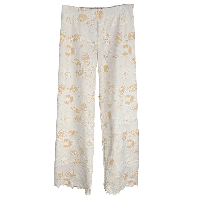 women's flare pantsOff White Campanula Jacquard Knit Energy Pant