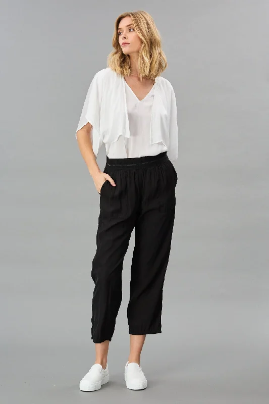 women's summer pantsD-Satin Cropped Jogger