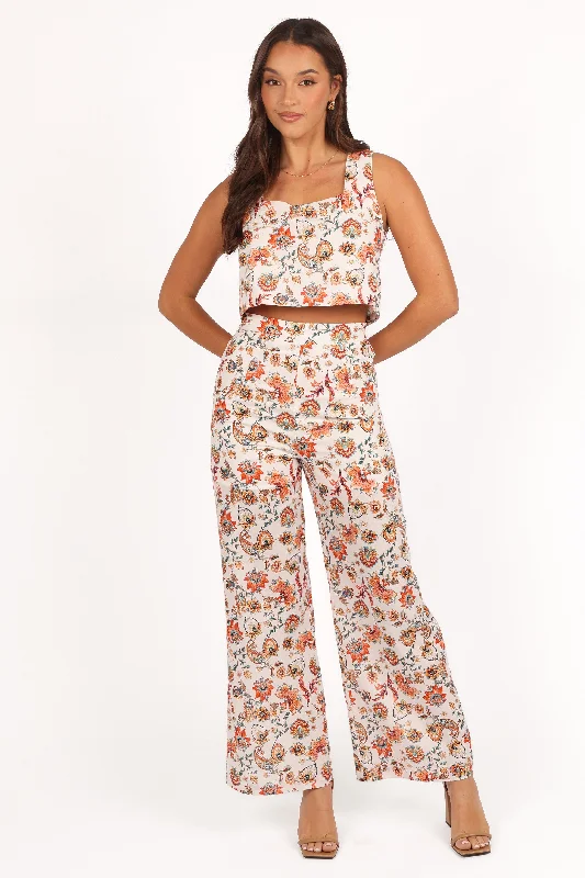 women's mid-rise pantsIrina Pant - Wildflower