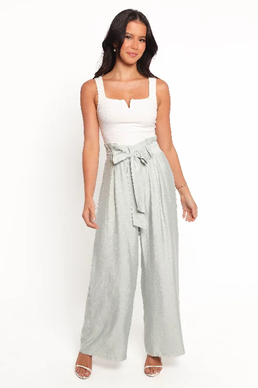 women's jogger pantsKieran Silky Pants - Sage