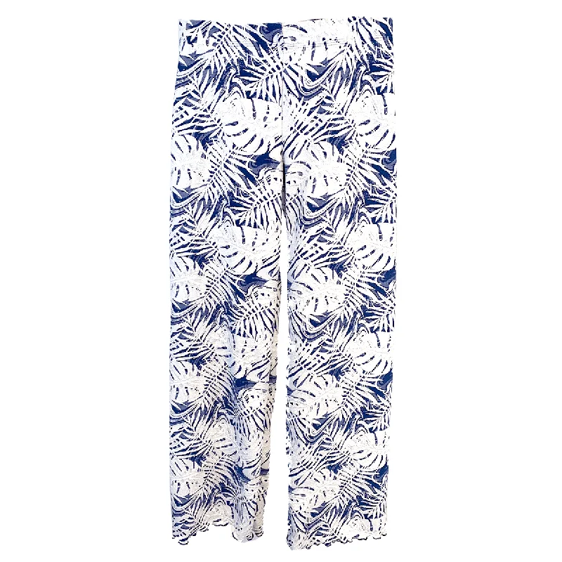 women's distressed pantsWhite Jacaranda Jacquard Knit Energy Pant