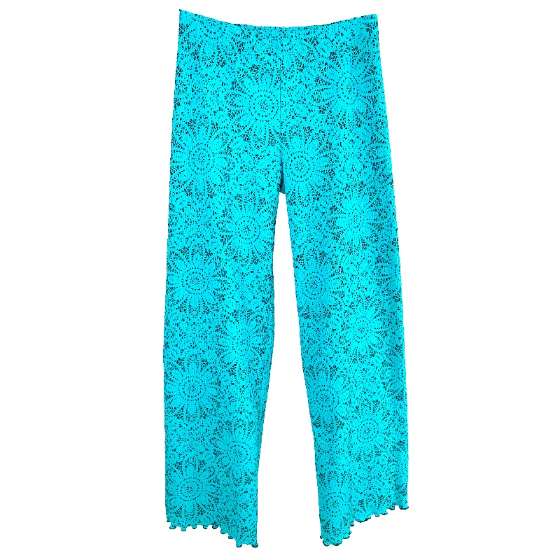 women's velvet pantsBlue Curacao Mara Jacquard Knit Energy Pant