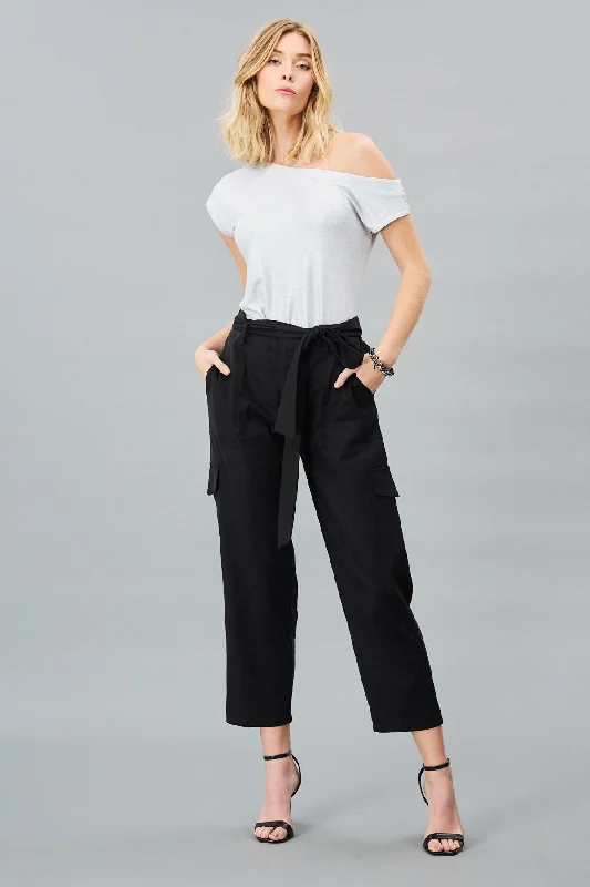 women's bridal pantsStretch Linen Cargo Pant