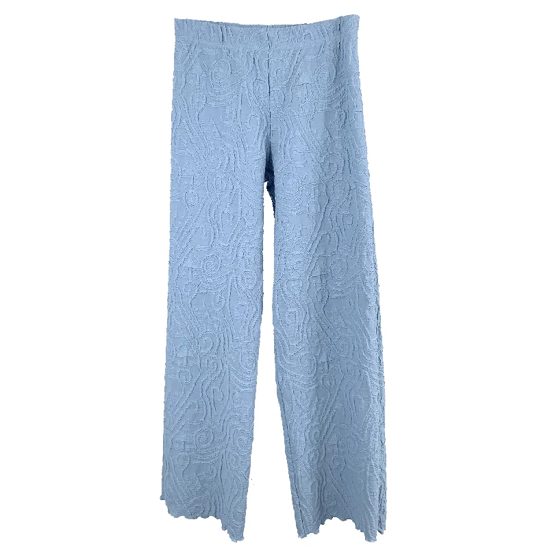 women's spandex pantsForget-Me-Not Jacquard Knit Energy Pant