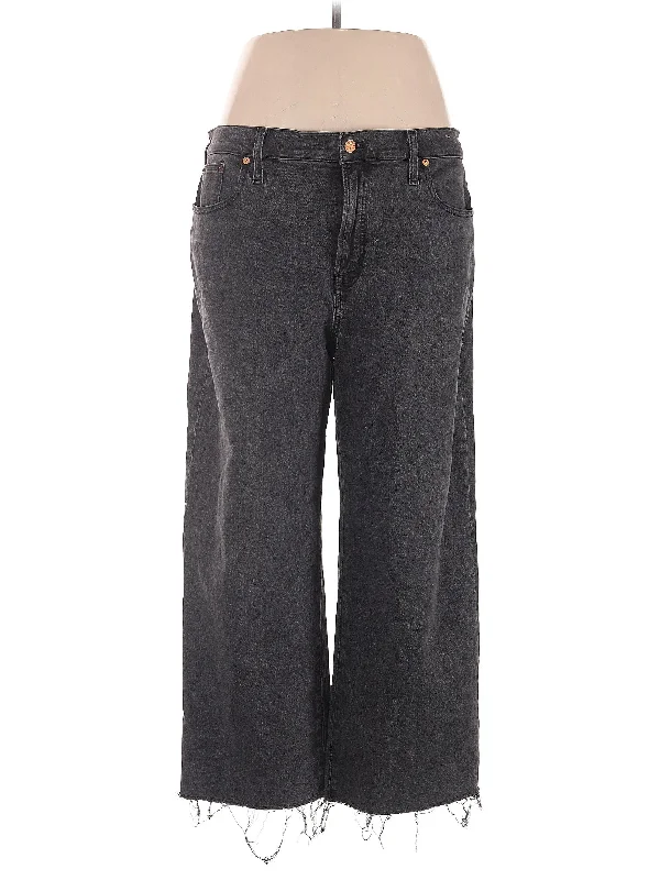 women's denim jeans for a night at the clubHigh-Rise Wide-leg Jeans