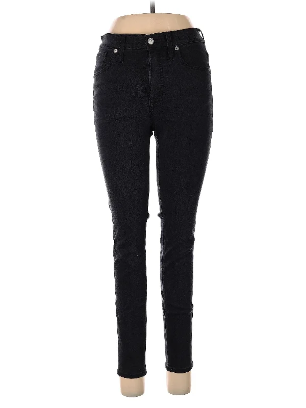 women's denim jeans with elastic waistbandsHigh-Rise Skinny Jeans in Dark Wash