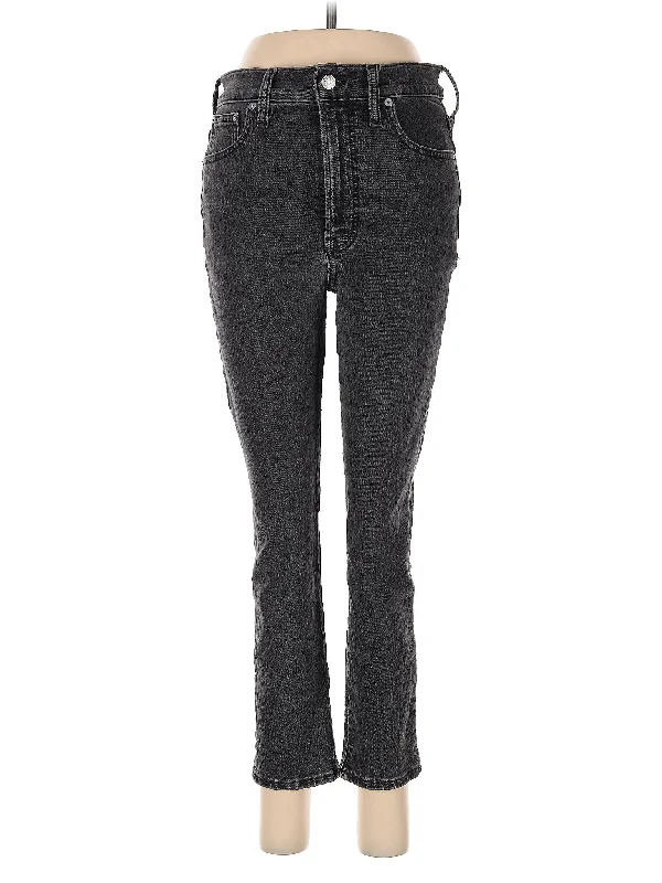 women's high-waisted denim jeansHigh-Rise Straight-leg Jeans