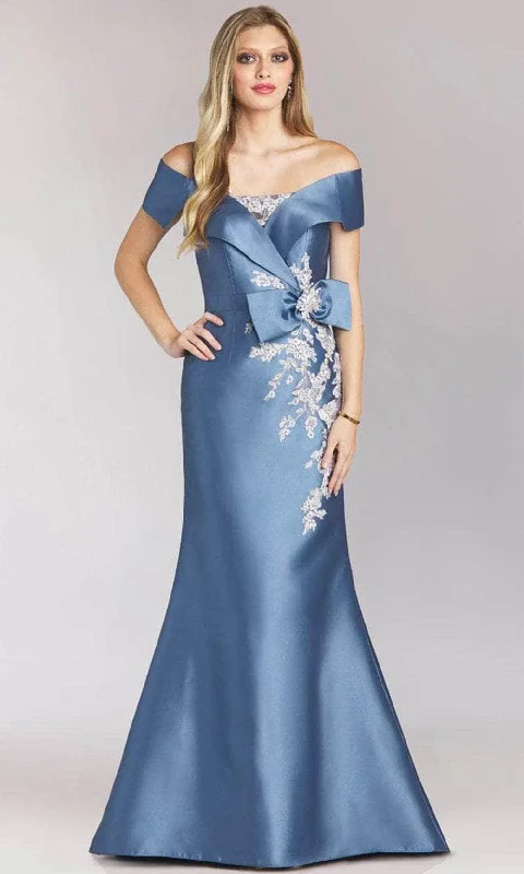 Formal Dress for Humanitarian AwardsFeriani Couture 21516 - Bow Detailed Trumpet Gown