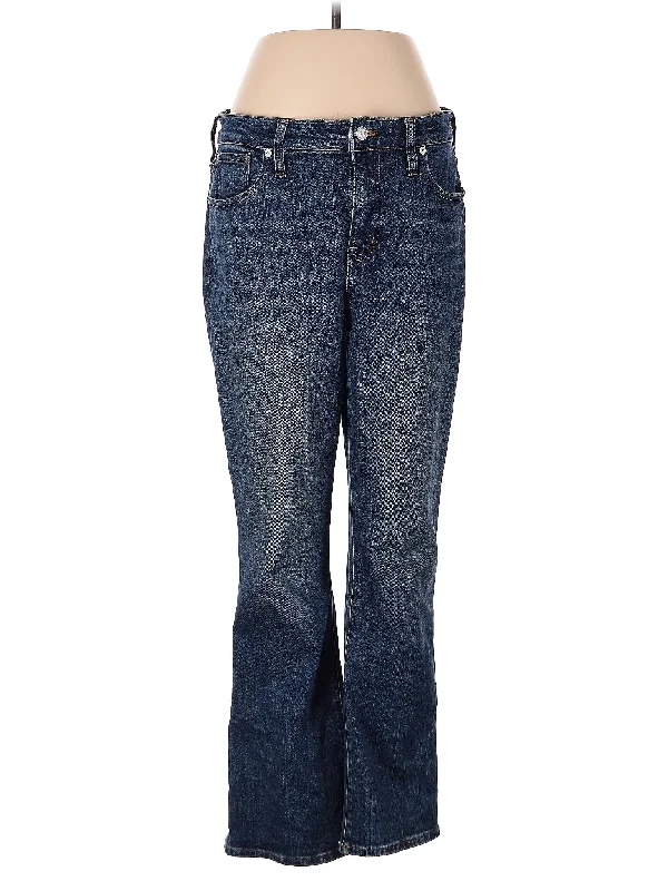 women's denim jeans for a night at the clubMid-Rise Bootleg Jeans in Medium Wash