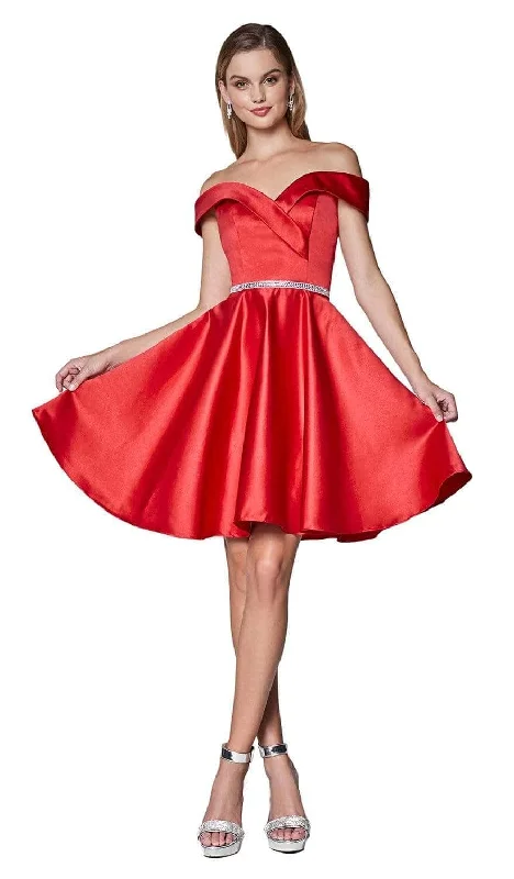 birthday party dressesLadivine CD0140 - Off SHoulder Homecoming Dress