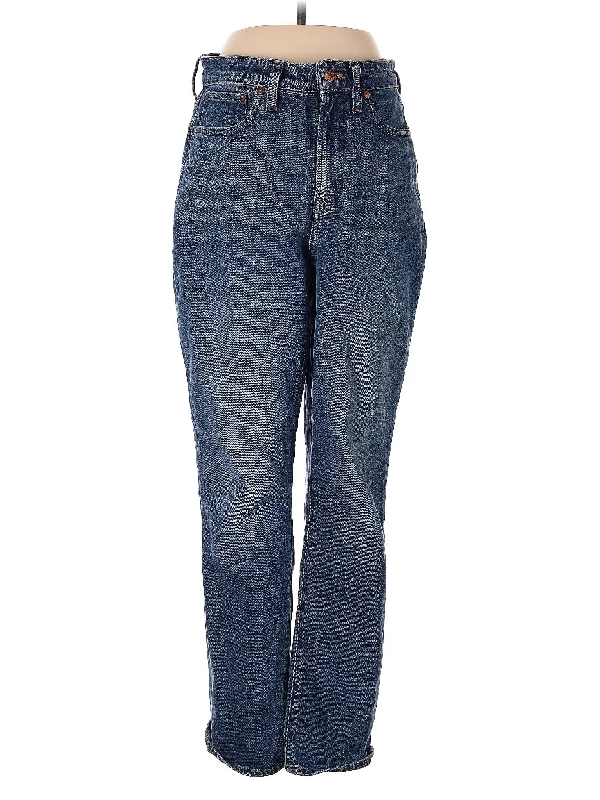 women's relaxed-fit denim jeansHigh-Rise Straight-leg Jeans in Medium Wash