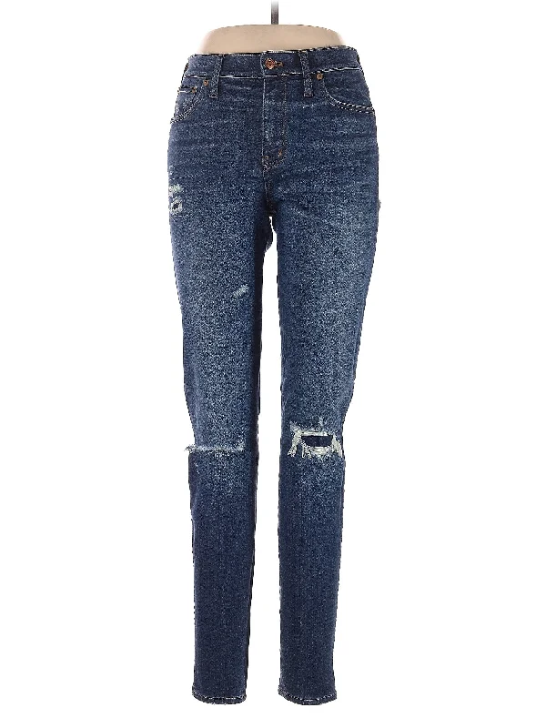 women's denim jeans with geometric patternsHigh-Rise Skinny Jeans