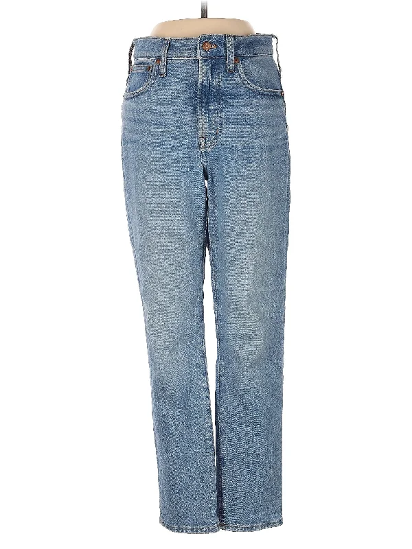 women's denim jeans for a stylish outfitMid-Rise Straight-leg Jeans in Light Wash