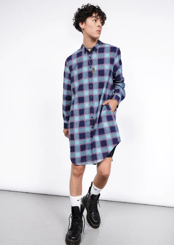 Formal Long Sleeves Sheath DressThe Essential Flannel Long Sleeve Shirt Dress