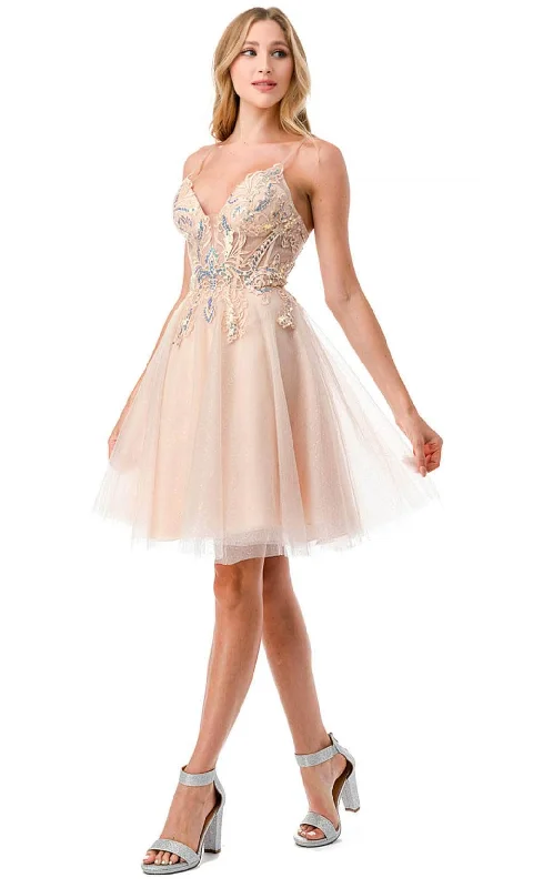 asymmetrical party dressesTrevi Collection S2740M - Sequin Butterfly Homecoming Dress