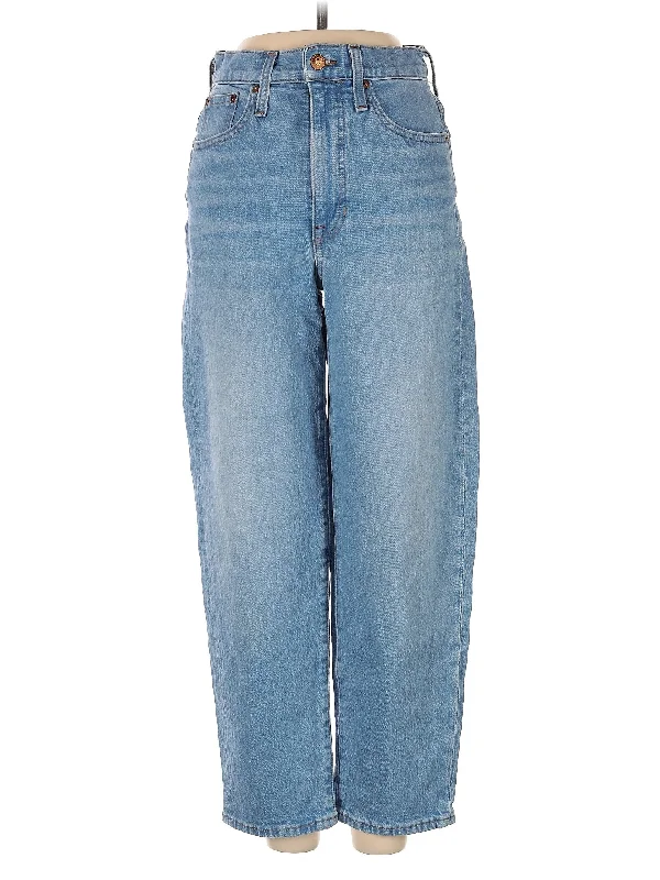 women's denim jeans for hourglass figuresMid-Rise Wide-leg Jeans in Light Wash