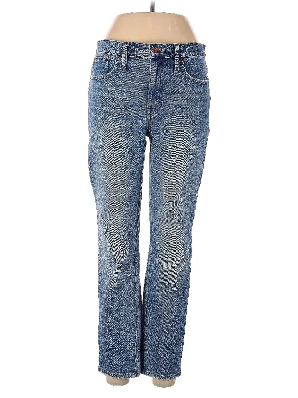 women's denim jeans for smart casualHigh-Rise Bootleg Jeans in Light Wash