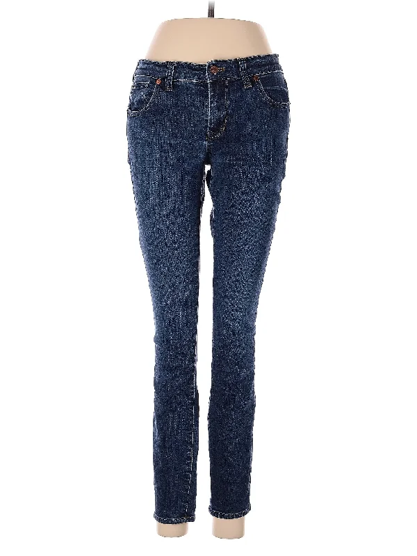 women's denim jeans for petite womenMid-Rise Skinny Jeans in Dark Wash