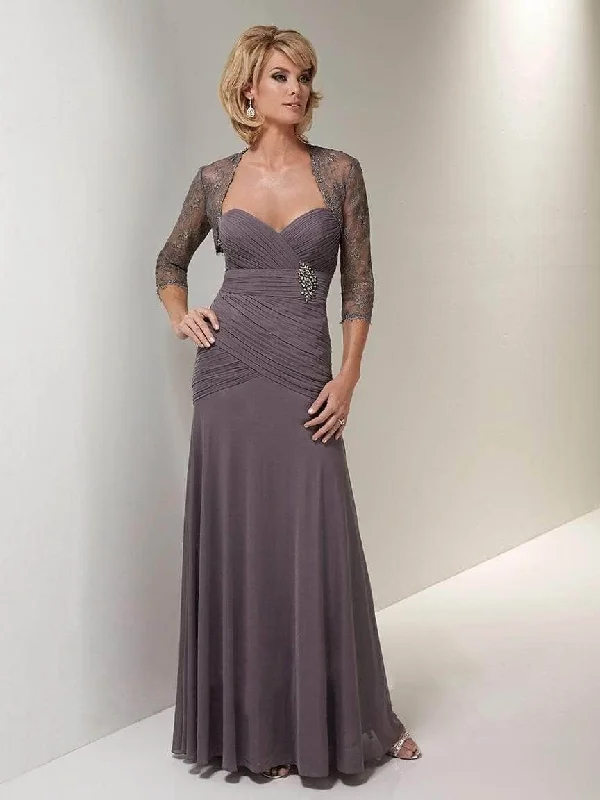 Formal Dress for Black-Tie Optional EventsChristina Wu Elegance 17784 - Pleated Sweetheart Formal Gown