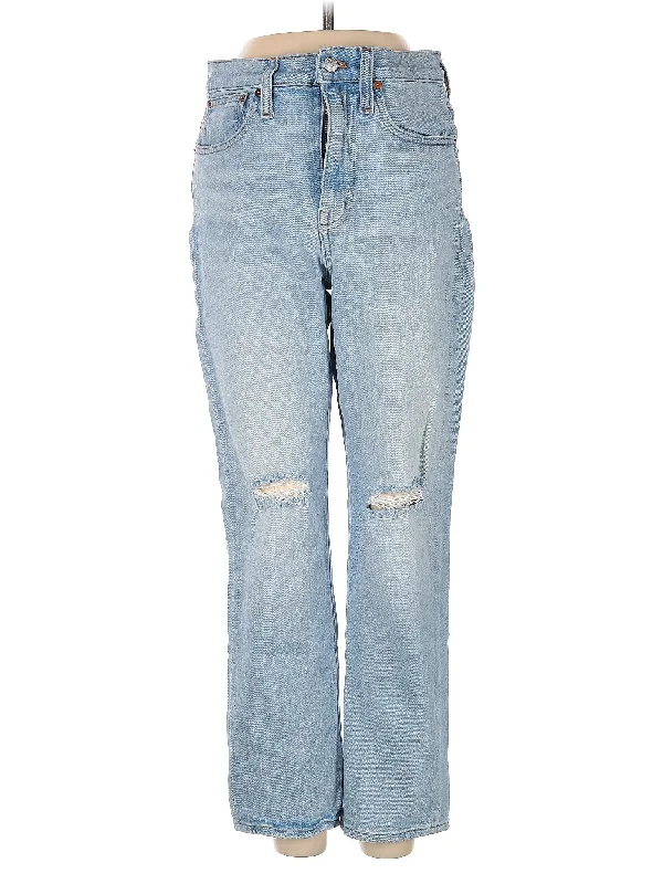 women's denim jeans with patchesHigh-Rise Boyjeans Jeans in Light Wash