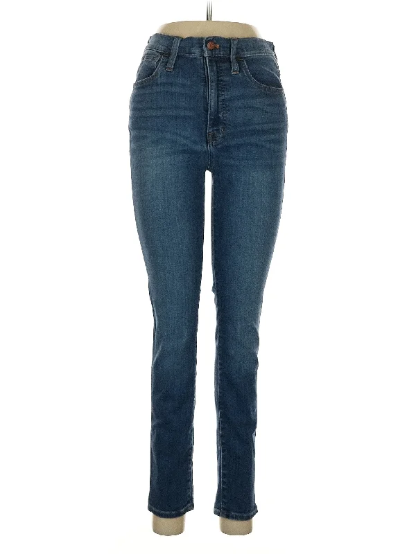 women's denim jeans for hourglass figuresHigh-Rise Skinny Jeans in Dark Wash