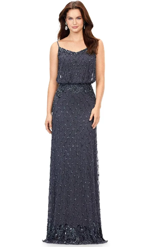 Formal Dress for Charity BallsAshley Lauren 11206 - Blouson Beaded Formal Dress