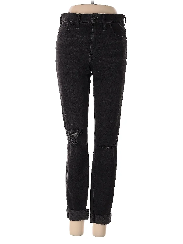 women's denim jeans with distressed back pocketsHigh-Rise Skinny Jeans