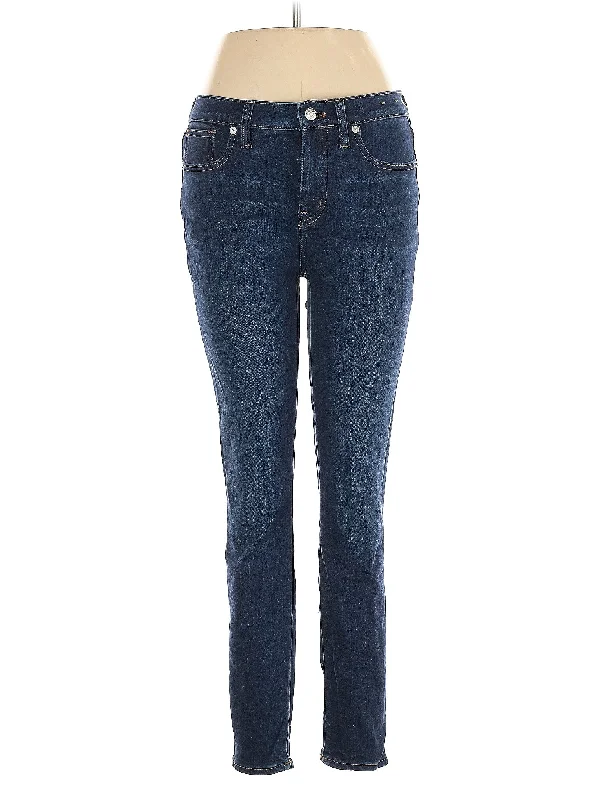 women's dark denim jeansHigh-Rise Skinny Jeans in Dark Wash