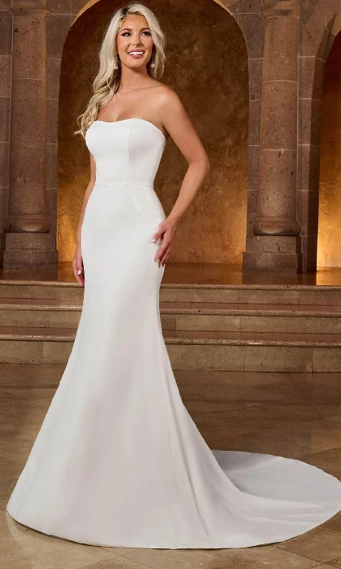 Formal Dress for Academic AwardsRachel Allan RB2172 - Sweetheart Bridal Gown with Cape