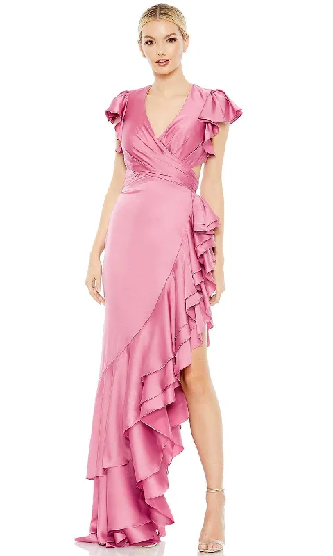 Formal Dress for Tennis TournamentsIeena Duggal 49529 - High-Low Ruffled Side Formal Gown