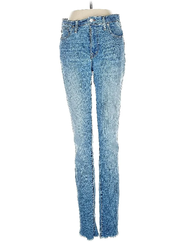 women's denim jeans with spandexMid-Rise Skinny Jeans in Light Wash