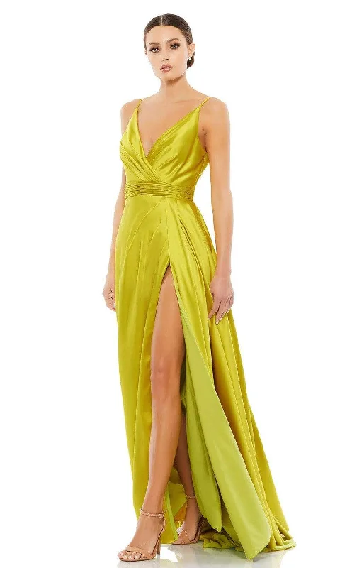 Formal Dress for Art GalleriesMac Duggal - 12443 Long Draped A-Line Gown