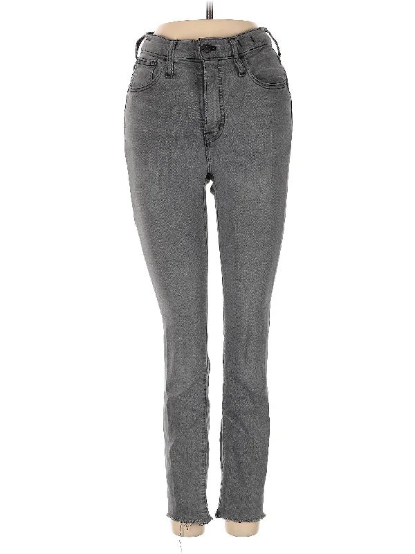 women's denim jeans with contrasting stitchingHigh-Rise Skinny Jeans