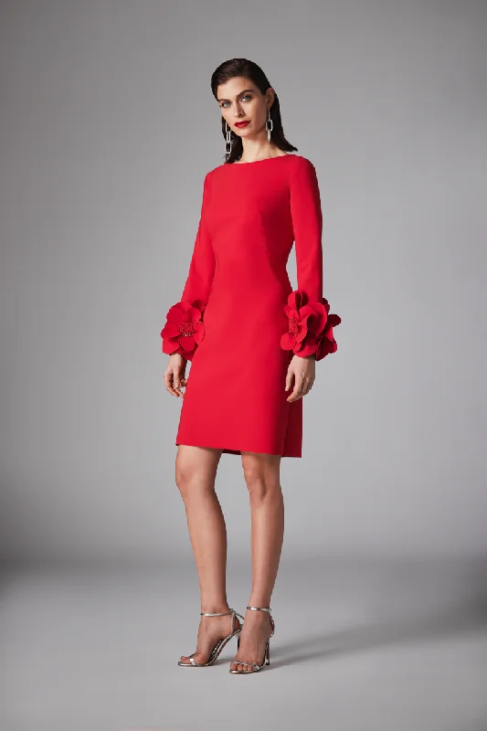 Fitted Silk Long Sleeves DressLONG SLEEVE JERSEY DRESS