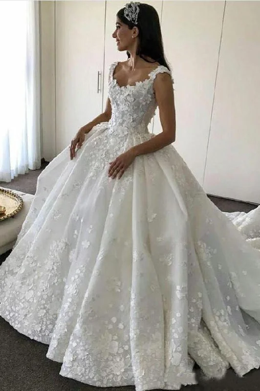 wedding dress cleaningChic Ball Gown Backless Lace Appliques Wedding Dress Sweetheart Bridal Dress OK1013