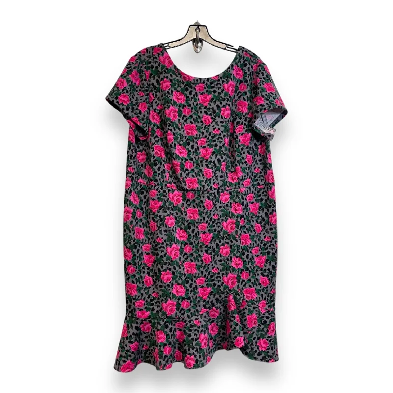 Dress Casual Short By Betsey Johnson In Floral, Size: 20