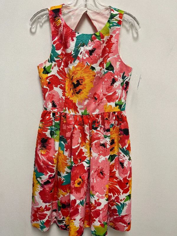 Dress Casual Short By Eliza J In Floral Print, Size: S