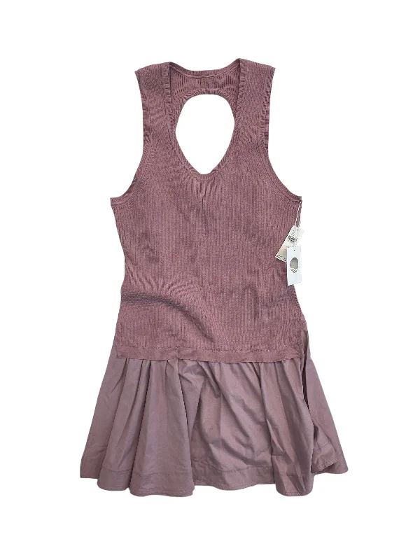 Mauve Dress Casual Short Daily Practice By Anthropologie, Size 1x