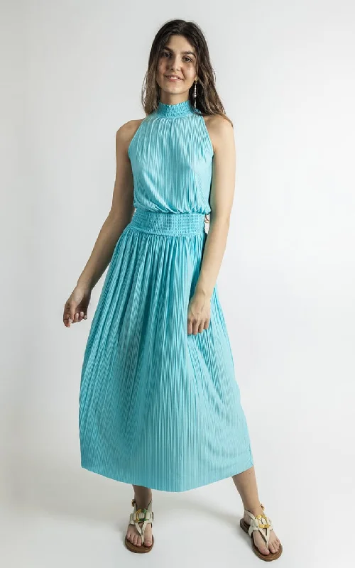 Samsoe- Uma Dress in Blue Topaz