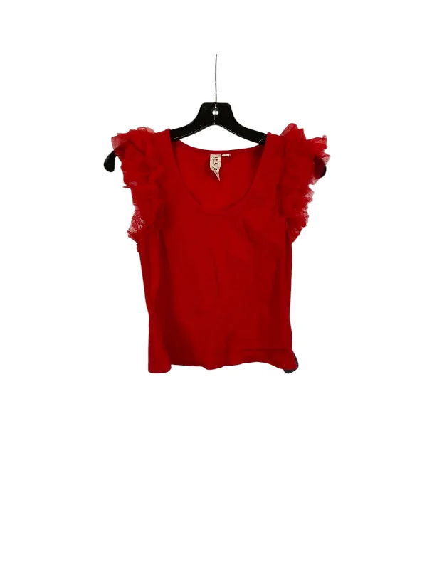 women's tops for those who want to invest in timeless piecesTop Sleeveless By Dolan Left Coast In Red, Size: S