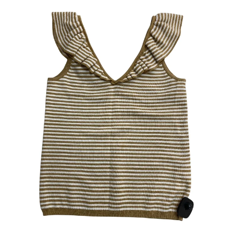 women's tops for those who want to create outfits that reflect their personal style and sense of fashionTop Sleeveless By Madewell In Striped Pattern, Size: Xs