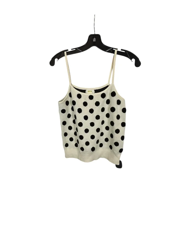 women's tops with unique designsTop Sleeveless By Maeve In Polkadot Pattern, Size: S