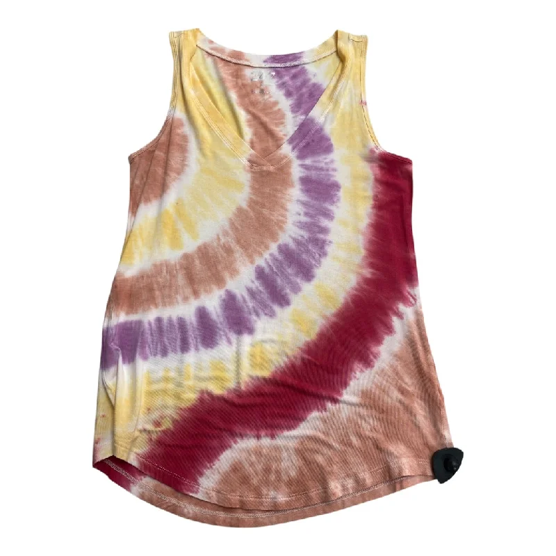 women's tops for those who want to stay warm and stylish during colder weatherTop Sleeveless By Maurices In Tie Dye Print, Size: Xs