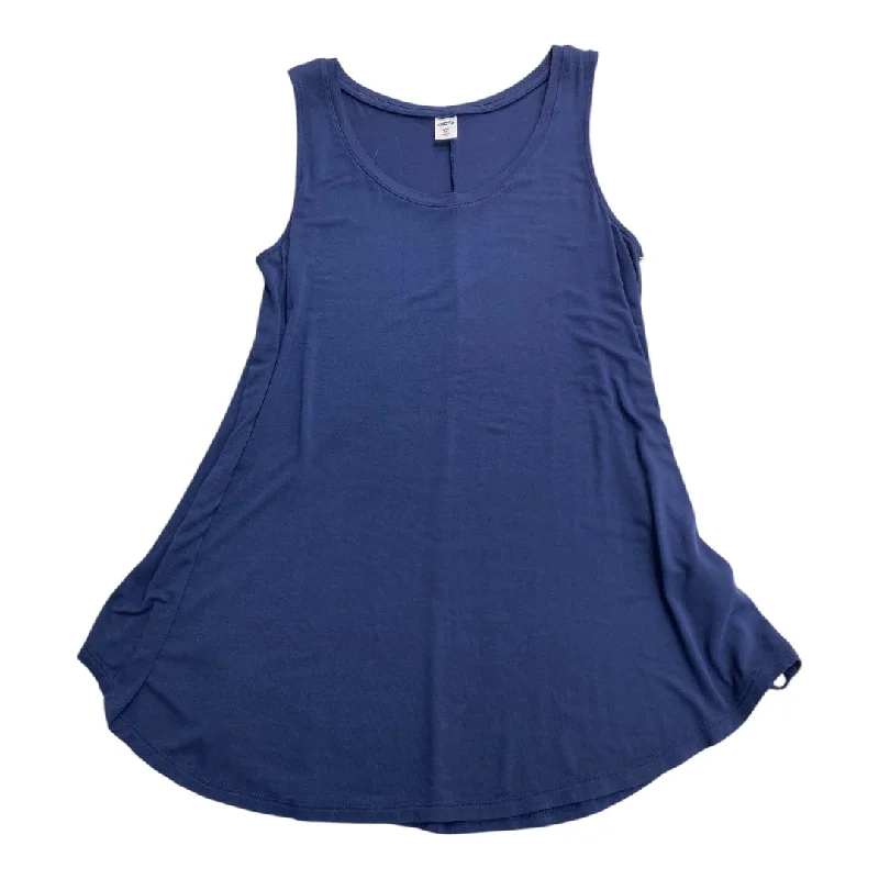 women's tops for evening soireesTop Sleeveless By Old Navy In Navy, Size: Xs